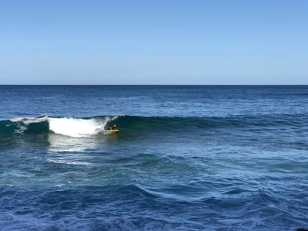 Surfen Punta del Hidalgo Teneriffa