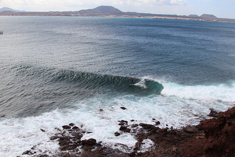 Surfen auf Fuerteventura Lobos Insel Canary Vibes