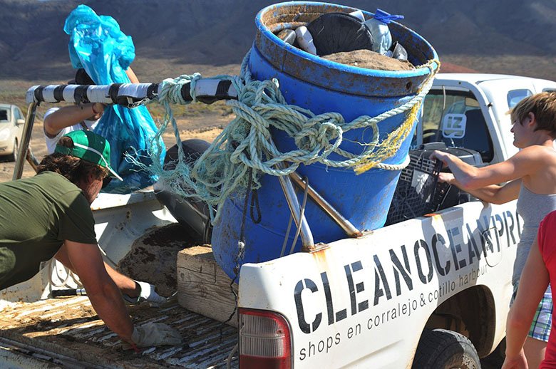 Ocean Clean Project Surfen auf Fuerteventura Canary Vibes