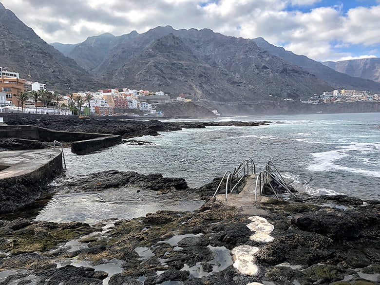 Baden Punta del Hidalgo Teneriffa