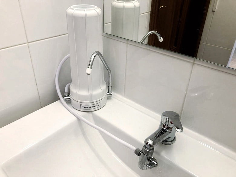 Wasserfilter für trinkbares Wasser auf den Kanaren