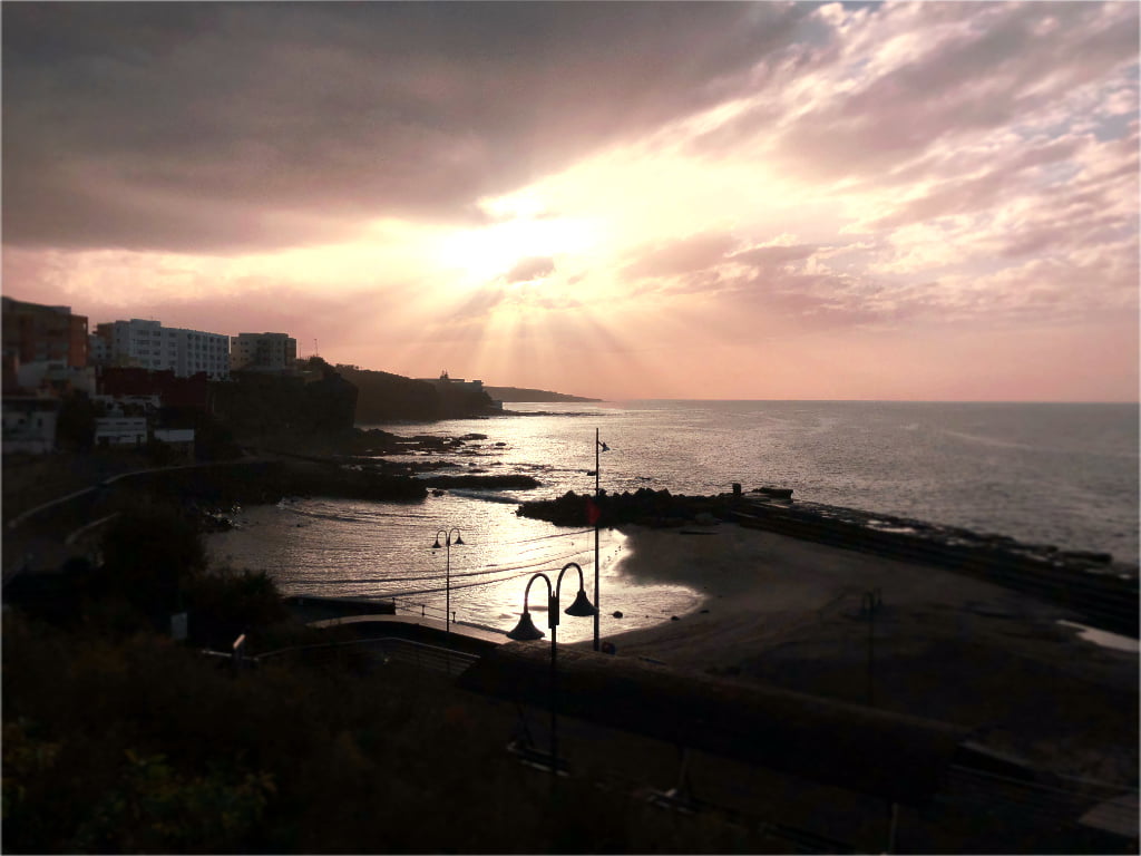 Sonnenuntergang Bajamar Teneriffa