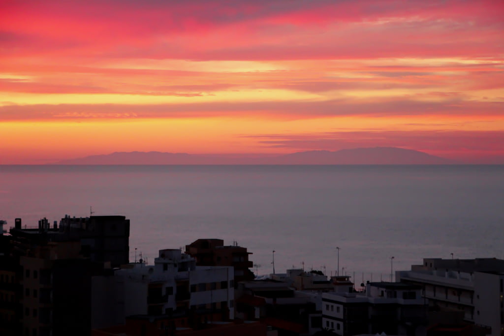Bajamar Sonnenuntergang Teneriffa