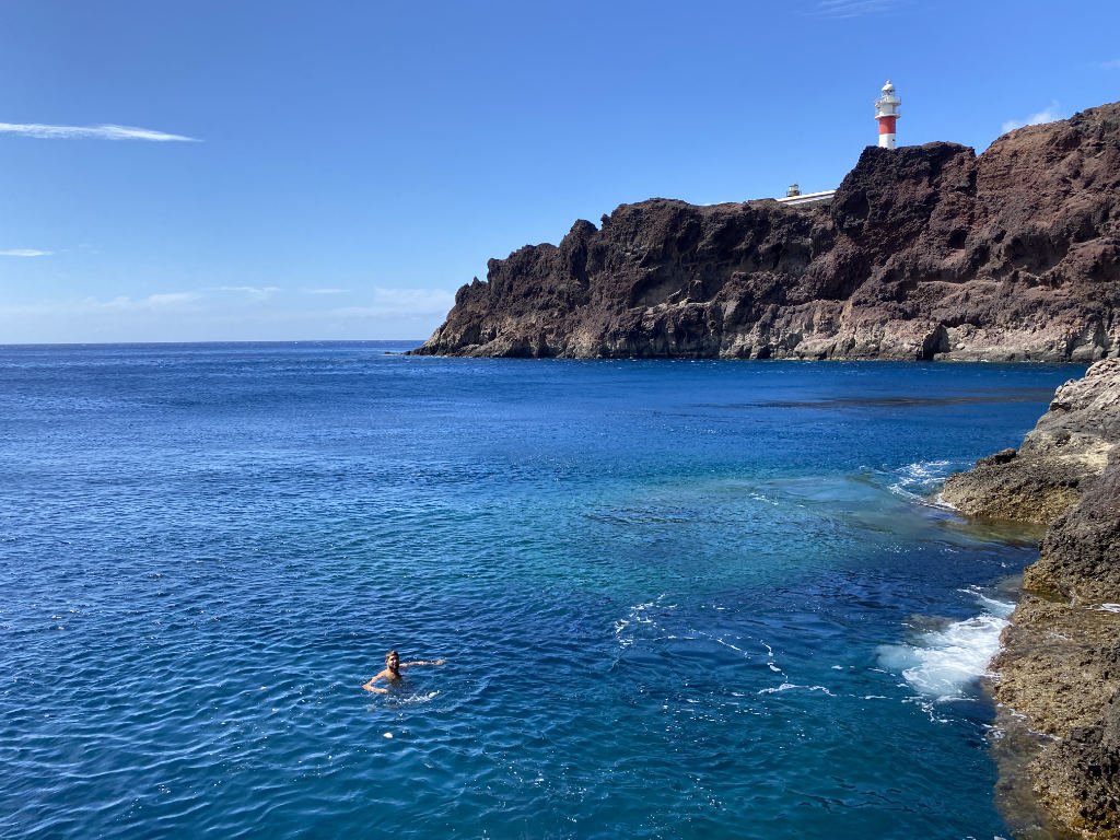 Baden in Punta Teno Teneriffa