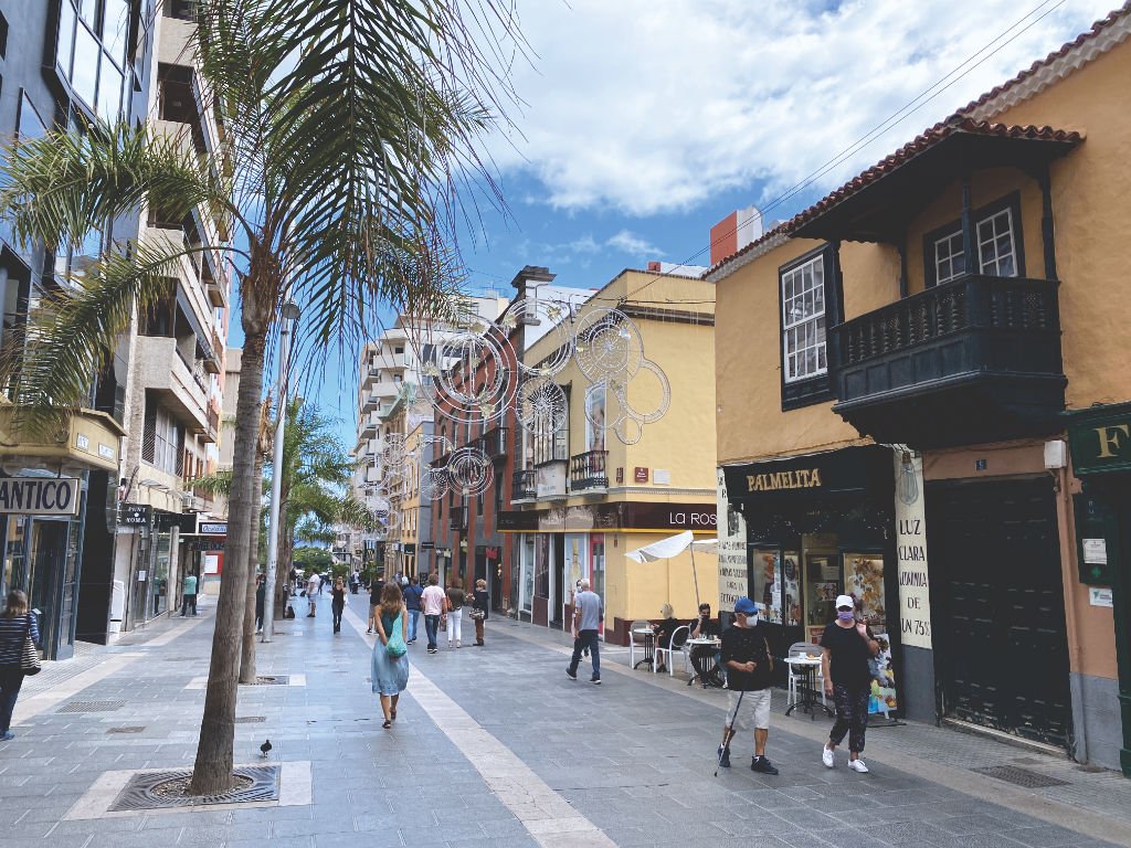 Calle Castillo die shopping-Straße von Santa Cruz de Tenerife