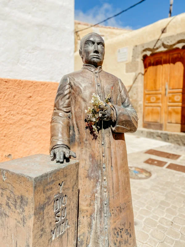 Statue in Agüimes auf Gran Canaria